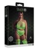 Two Piece with Crop Top and Stockings  XL/XXXXL
